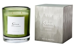 sense Duftlys - Suede & evergreen  grønn - Affari of Sweden