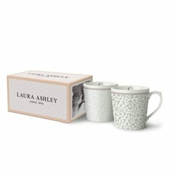 KRUS STORT SET/2 MIXED DESIGNS IN GIFTBOX CLEMATIS  ikke relevant - Laura Ashley 