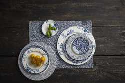 Frokostasjett 20cm Laura Ashley Allysum Blå/Hvit - Laura Ashley 