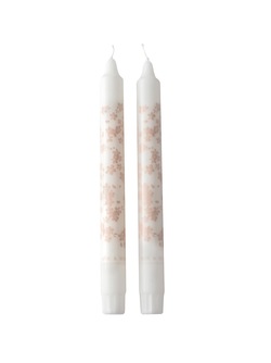 Slåpeblom Kronelys 2pk Rosa - Wik & Walsøe